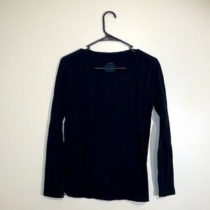 ColdPruf | Crew Neck Long Sleeve Basic Black Top